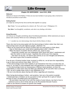 Life Group - Olivet Lutheran Church