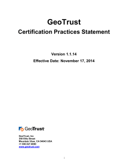 GeoTrust RapidSSL