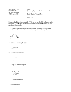 chemistry 3331 - Olafs Daugulis