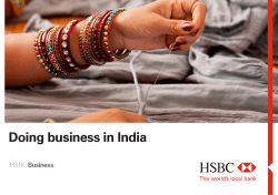 Doing business in India