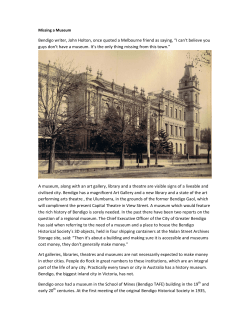 Bendigo writer, John Holton, once quoted a Melbourne friend as