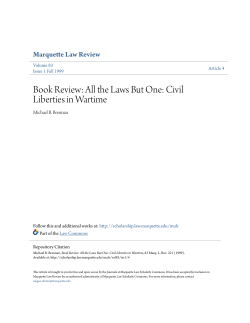 Book Review: All the Laws But One