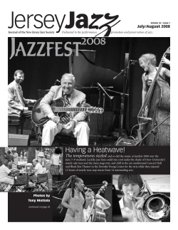 Having a Heatwave! - New Jersey Jazz Society