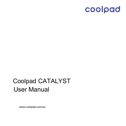 Coolpad CATALYST User Manual