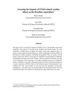 Assessing the Impacts of ENSO-related weather effects on the