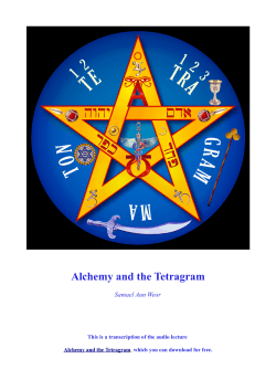 Alchemy and the Tetragram