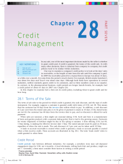 Credit Management