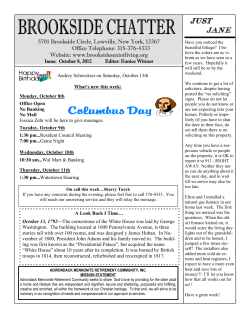 JUST Jane Jane - Brookside Senior Living