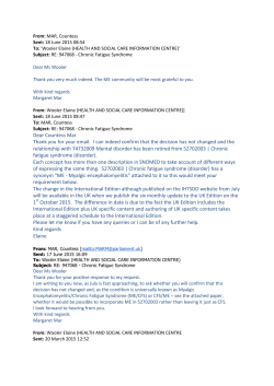 Correspondence re SNOMED added June 2015 - Forward-ME