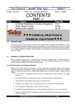 Chemistry Part - teko classes bhopal