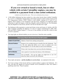 If you ever owned or leased a truck, bus or other vehicle with certain