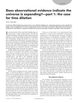 Does observational evidence indicate the universe is expanding