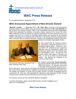 Read-Only - International Business Aviation Council