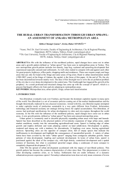 The Rural-Urban Transformation Through Urban Sprawl