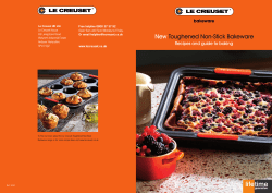 New Toughened Non-Stick Bakeware