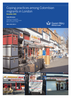 Coping practices among Colombian migrants in London [PDF