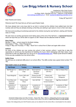 28th April 2017 - Lee Brigg Infant School