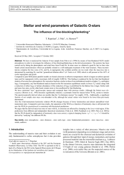 Stellar and wind parameters of Galactic O-stars