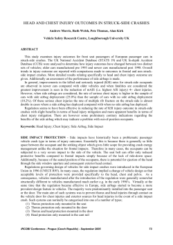 Head and Chest Injury Outcomes in Struck-Side Crashes