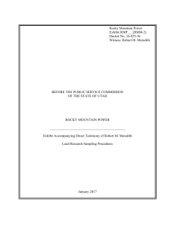 Exhibit RMP (RMM-2) - Rocky Mountain Power