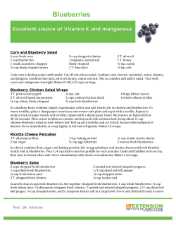 Blueberries - University of Tennessee Extension