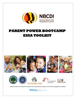 Parent Power BootCamp ESSA Toolkit