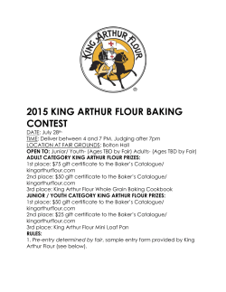 2015 king arthur flour baking contest