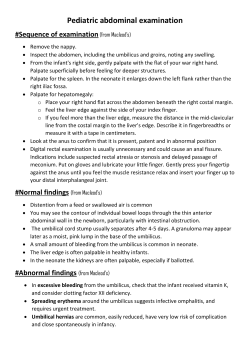 Pediatric abdominal examination #Sequence of examination