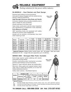 Insulating Hoists - Reliable Equipment