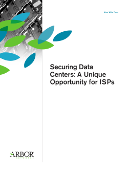 Securing Data Centers: A Unique Opportunity for