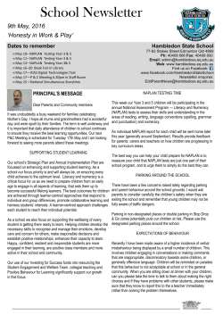 Term 2 W5 09.05.16 - Hambledon State School