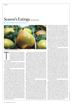 Season`s Eatings melanie rehak