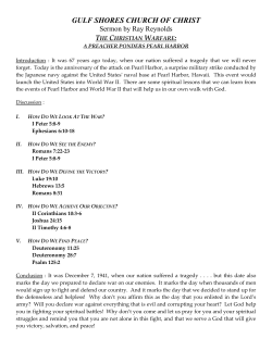 NOW THIS IS MY MARK - Gulf Shores Church of Christ