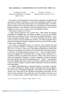 THE CHEMICAL COMPOSITION OF PLANETARY NEBULAE