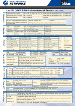 LanXPLORER PRO- In-Line Network Tester