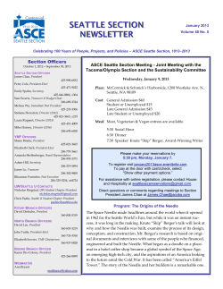 January - Seattle ASCE