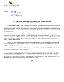 First Southwest Bank Breaks Ground On New Durango Building