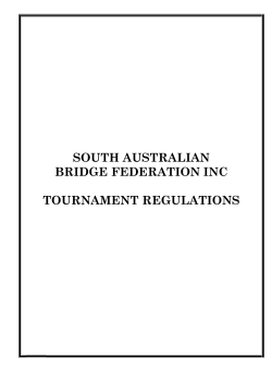 SABF Tournament Manual