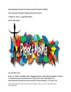 Standing Tall Mapping Step by Step Metamorphosis of Janie