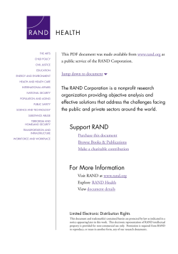 The Diffusion and Value of Healthcare Information Technology