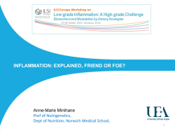 inflammation: explained, friend or foe?