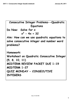 DAY 3 - Consecutive Integer Quad2.notebook