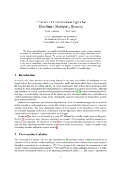 Inference of Conversation Types for Distributed Multiparty Systems