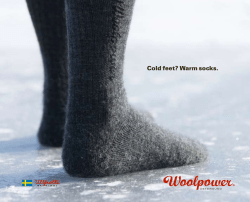 Cold feet? Warm socks.