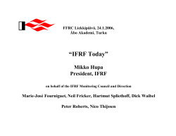 Flame - Finnish Flame Research Committee (FFRC)