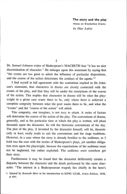 by Olav Løkse Dr. Samuel Johnson writes of