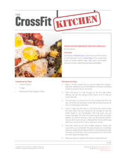 bacon-crusted breakfast pizza with broccoli