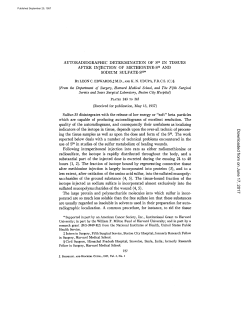 AUTORADIOGRAPHIC DETERMINATION OF S35 IN TISSUES