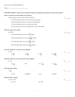 Review Exam 3.tst - TestGen
