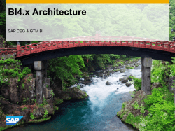 SAP BusinessObjects Business Intelligence 4.1